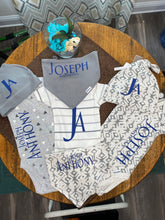 Load image into Gallery viewer, Personalized Bibs and Hats