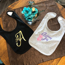 Load image into Gallery viewer, Personalized Bibs and Hats