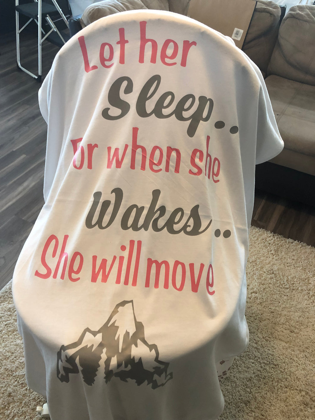 She/He will Move Mountains Blanket