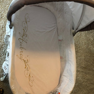 Bassinet Crib Sheet Personalizaed